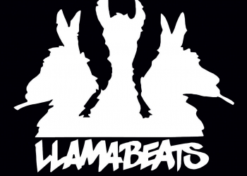 llama-beat-sticker-4x4